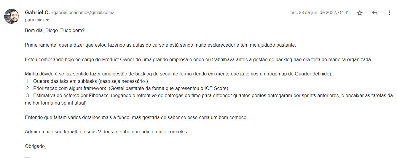 Depoimento Gabriel